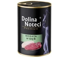 DOLINA NOTECI Premium klasės šlapias kačių ėdalas su žąsų prieskoniais, 400g