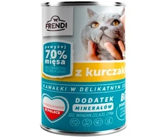 FRENDI šlapias kačių ėdalas su vištienos gabaliukais švelniame padaže - 400g