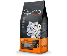 Kačių maistas - Optimanova Cat lašiša ir ryžiai 31.5% Protein 8kg