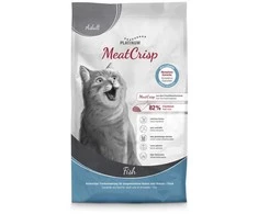 Kačių Maistas - PLATINUM MeatCrisp Suaugusiųjų Žuvies 1.5kg Be Gluteno