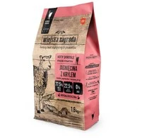 Kačių Maistas - WIEJSKA ZAGRODA Aviena su Kriliu Sausas - 400g