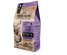 Kačių Maistas - WIEJSKA ZAGRODA Vištiena su Antiena 1.6kg Be Gluteno