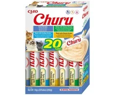 INABA Churu Variety box Tunas - kačių skanėstai - 20 x 14g