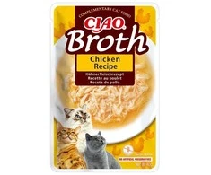 Kačių Skanėstai - INABA Ciao Vištienos Sultinys 12x40g Be Grūdų