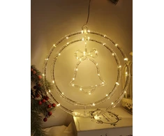 Kalėdinė LED Dekoracija - Modee ML-C3008 Šiltai Balta 48 LED Varpo Dekoracija
