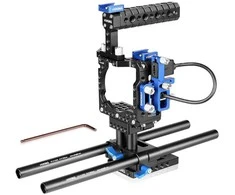 Kamera - Meike VK A6500B Video Cage (Opruiming, Sony A6500/A6300/A6000, with handle)