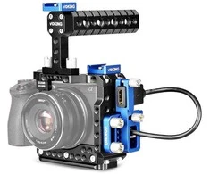 Kamera - Meike VK A6500B Video Cage (Opruiming, Sony A6500/A6300/A6000, with handle)