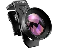 Kamera objektyvas - Apexel APL-HB170SW 170° platus kampas optinis stiklas universalus spaustukas