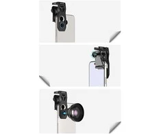 Kamera objektyvas - Apexel APL-HB170SW 170° platus kampas optinis stiklas universalus spaustukas
