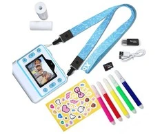 Xblitz FLASH Mėlynas INSTANT CAMERA WITH THERMAL PRINTER FOR CHILDREN