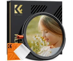 Kameros filtras - K&amp;F Concept Nano-X MRC CPL Fader ND2-32 Juodas Mist 1/4 37mm
