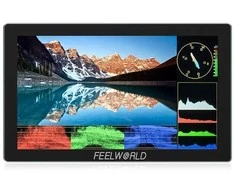 Kameros Monitorius - Feelworld P6X 5.5'' 4K Jutiklinis Ekranas HDMI 2.0 Aktyvus Aušinimas