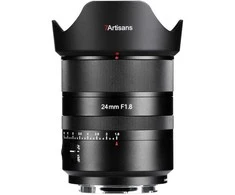 Kameros Objektyvas - 7Artisans AF 24mm F1.8 Autofocus Objektyvas Fujifilm X Kameroms Juodas