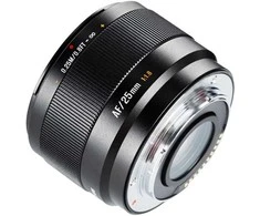 Nikkor Kameros Objektyvas - 7Artisans AF 25mm F1.8 Fujifilm X-Mount Metal Konstrukcija Juodas