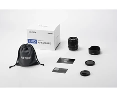 Kameros Objektyvas - Viltrox AF 55mm F1.8 EVO Pilno Kadro Fiksuoto Objektyvo Sony E-Mount Kameroms Juodas