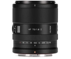 Nikkor Kameros Objektyvas - Viltrox AF 75mm F1.8 EVO, F1.8 Diafragma, STM Autofokus, Nikon Z