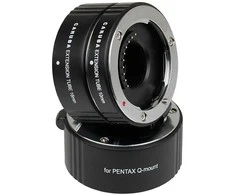 Kameros priedai - Caruba Extension Tube Set Pentax Q 10mm 16mm 21mm Chrome