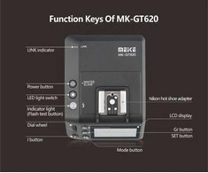 Kameros priedas - Meike MK GT620 2.4GHz belaidis siųstuvas Sony kameroms
