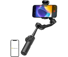 Kameros Stabilizatorius - AOCHUAN X2 Gimbal 3-Ašių Stabilizavimas, 20 cm Išplėtimo Rankena, 330 g Talpa, Juoda