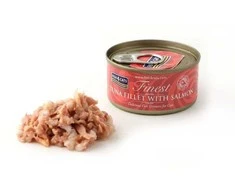 Katės Maistas - FISH4DOGS Tunų Filė su Lašiša 70g
