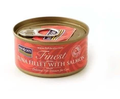 Katės Maistas - FISH4DOGS Tunų Filė su Lašiša 70g