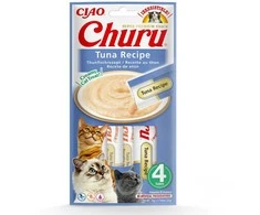 Kačių Skanėstai - Inaba Churu Tuno Receptas 4x14 g