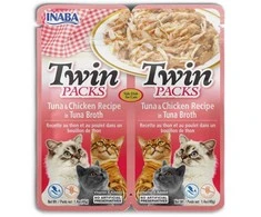 Kačių Skanėstai - INABA Twin Tuna Su Vištiena 2x40g