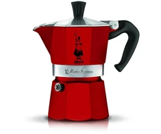 Kavinukas - BIALETTI Moka Express 3 Puodeliai Raudonas