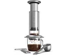 Kavos Aparatas - AeroPress Premium Skaidrus, Plieninis