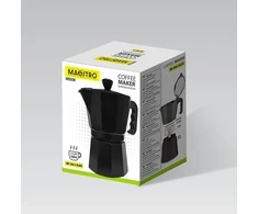 Kavos aparatas Kavavirė aluminiowa (3 filiżanki; 150 ml) MR-1666-3-Juodas MAESTRO
