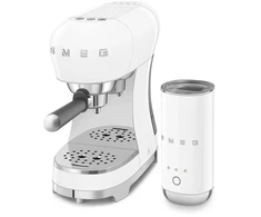 Kavos aparatas - Smeg ECF12WHEU + MFF02 Baltas
