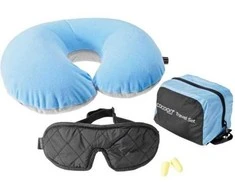 Cocoon Travel Set (3 pieces), light mėlynas/juodas