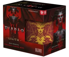 Cenega Heat Reveal Mug Good Loot Diablo IV - Lilith's Blood 480 ml Burgundy