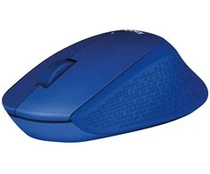 Belaidė pelė Logitech M330 Silent Plus, Mėlyna