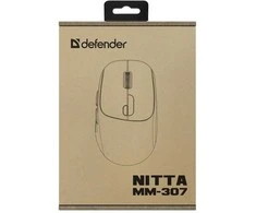 Pelė Defender Nitta MM-307 balta
