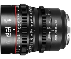 Kino objektyvas - Meike MK 75mm T2.1 PL Mount S35