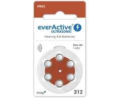 Baterija - everActive 312 Klausos Aparato Baterijos, 6 vnt.