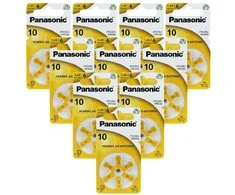 Klausos Aparato Baterija - Panasonic 10 6BL Cinko-Oras 1.45V 60 vnt.
