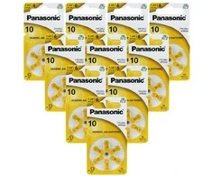 Klausos Aparato Baterija - Panasonic 10 6BL Cinko-Oras 1.45V 60 vnt.