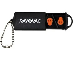 Rayovac raktų pakabuko tipo dėklas klausos aparatų elementams