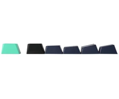 Klaviatūra - AULA Gasket F87 Pro 87 Klavišai Belaidė RGB Apšvietimas Juoda Cianinė Mėlyna Pilka Mediena V4