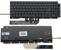 Klaviatūra - Dell G15 5510 Pakeitimo Apšviesta JAV Išdėstymas