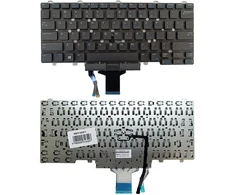 Klaviatūra - Dell Latitude E3340 E5450 E7450 Trackpoint US Juoda