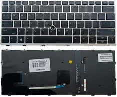 Klaviatūra - HP Elitebook 730 735 830 G5/G6 Pakeitimo Apšviestas Trackpoint Juodas Sidabrinis