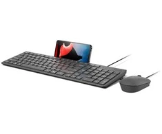 Klaviatūra Lenovo 310 USB-A su laidu Combo US English GX31R09775 Juodas