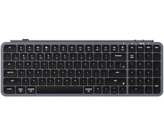 Klaviatūra - Keychron B2 Pro Wireless QWERTY Ultra Low Profile Scissor Switch Kosminė pilka