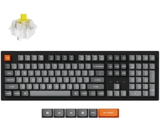 Klaviatūra - Keychron K10 Max RGB Belaidė Klaviatūra, JAV Išdėstymas, Juoda