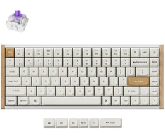 Klaviatūra - Keychron K2 HE Belaidė Mechaninė Karštai Keičiamo Gateron RGB Apšviesta - Balta