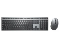 Klaviatūra Klaviatūros ir Pelės Rinkinys - Dell Pro Plus KM7321W, Bevielis, RF/Bluetooth, Rusų (QWERTY), Juoda