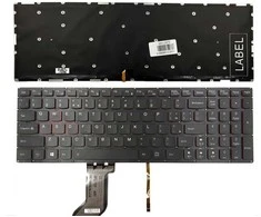 Klaviatūra Lenovo: Ideapad Y700, Y700-15ISK, Y700-17ISK su apšvietimu